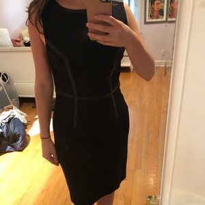 Trina Turk Classic Black Knee-Length Dress